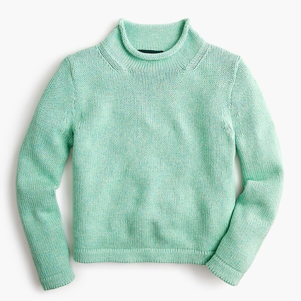 J. Crew Women's 1988 rollneck™ cropped sweater